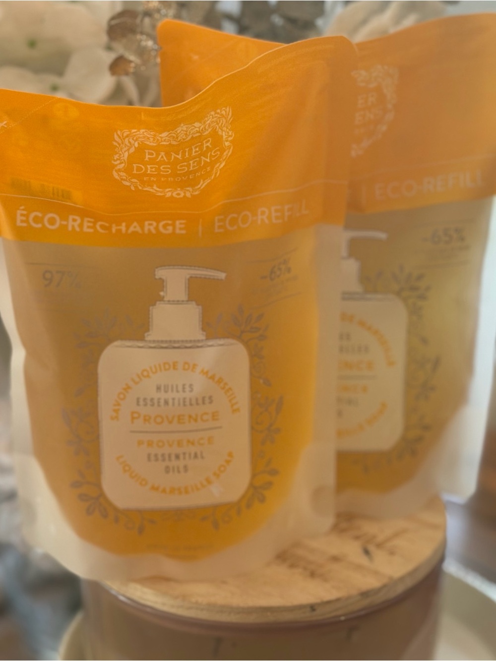 Lot of 2 Panier des sens Liquid Marseille Soap Refill 16.9 fl oz